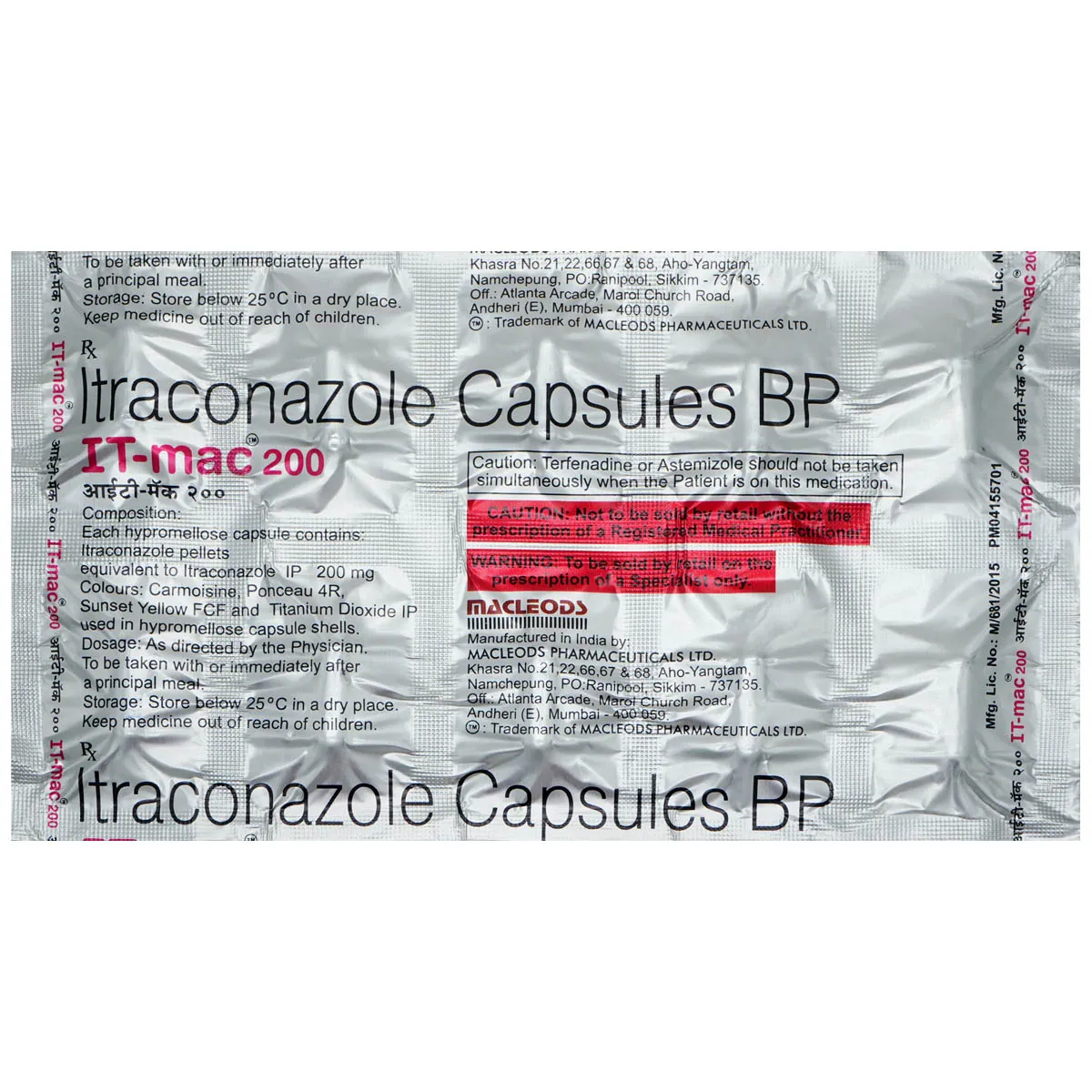 IT Mac 200mg Capsule 10'S