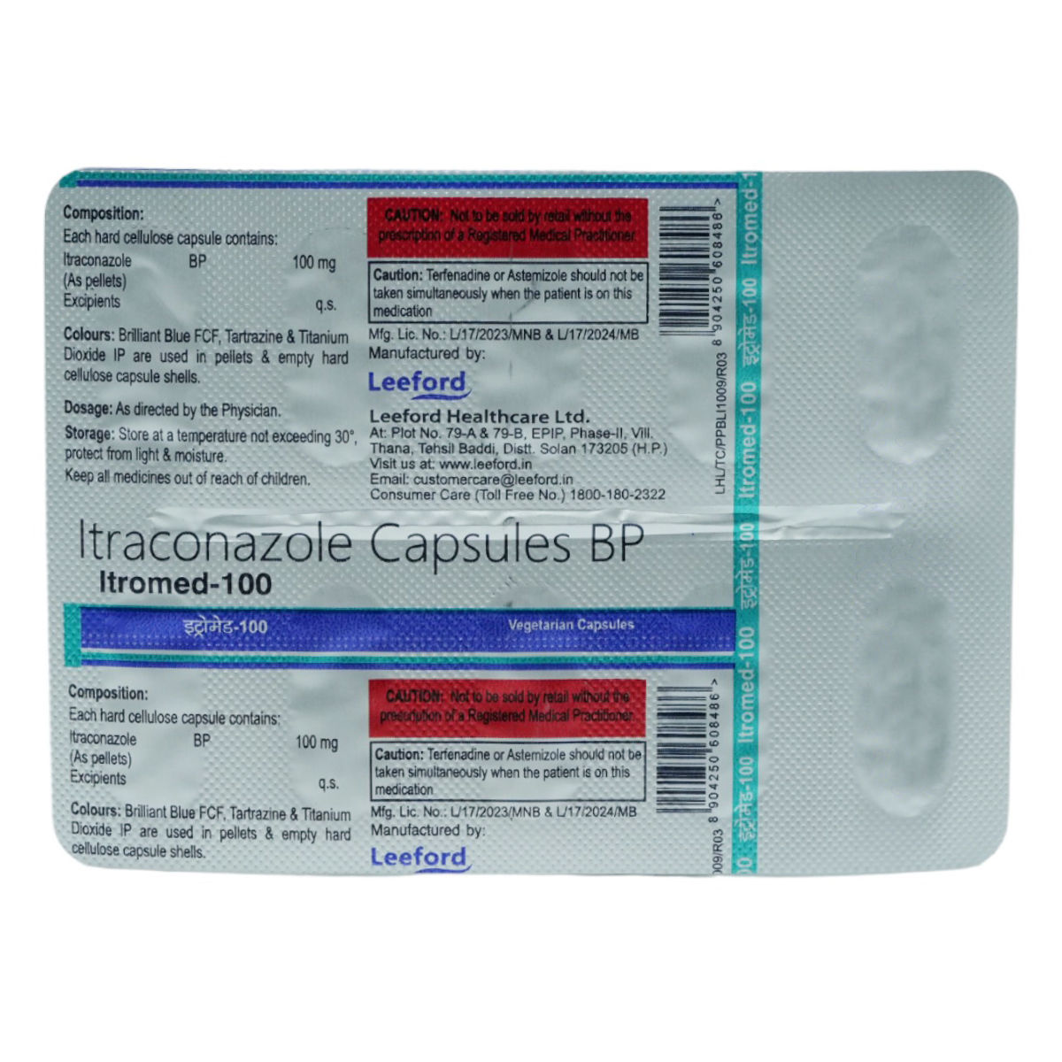 Itromed 100 Capsule 10's