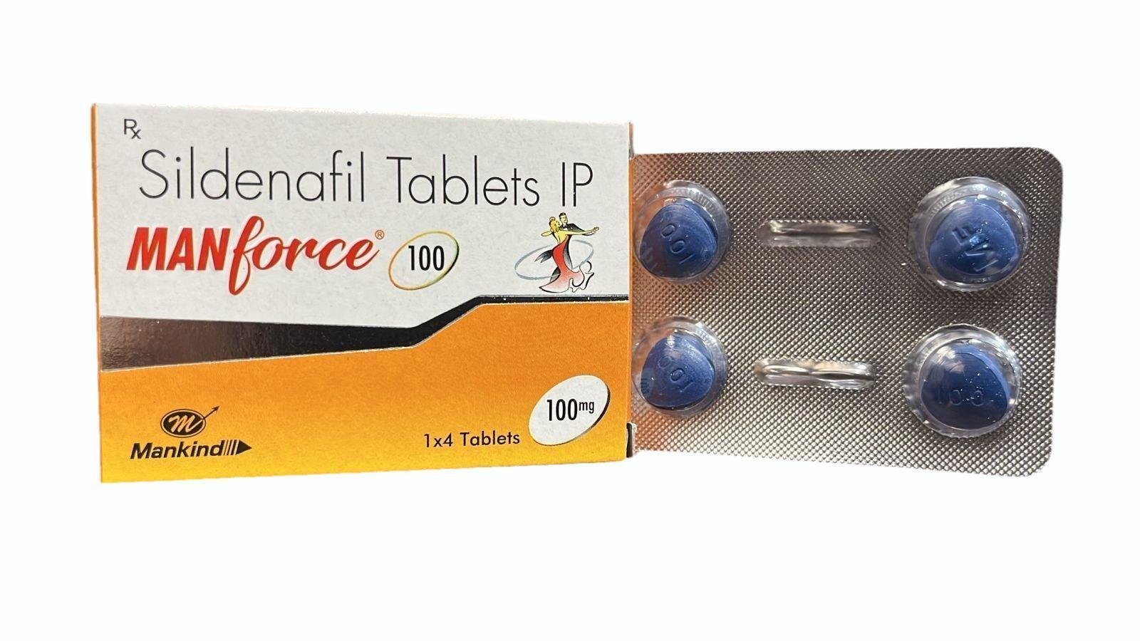 Manforce 100mg Tablet 4's