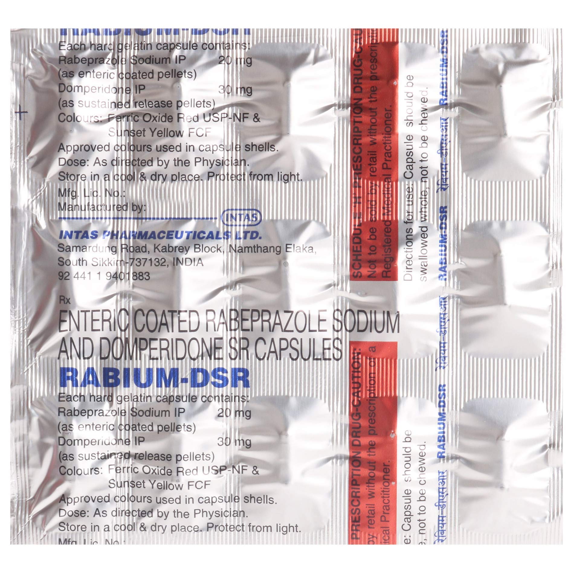Rabium DSR Capsule 15'S