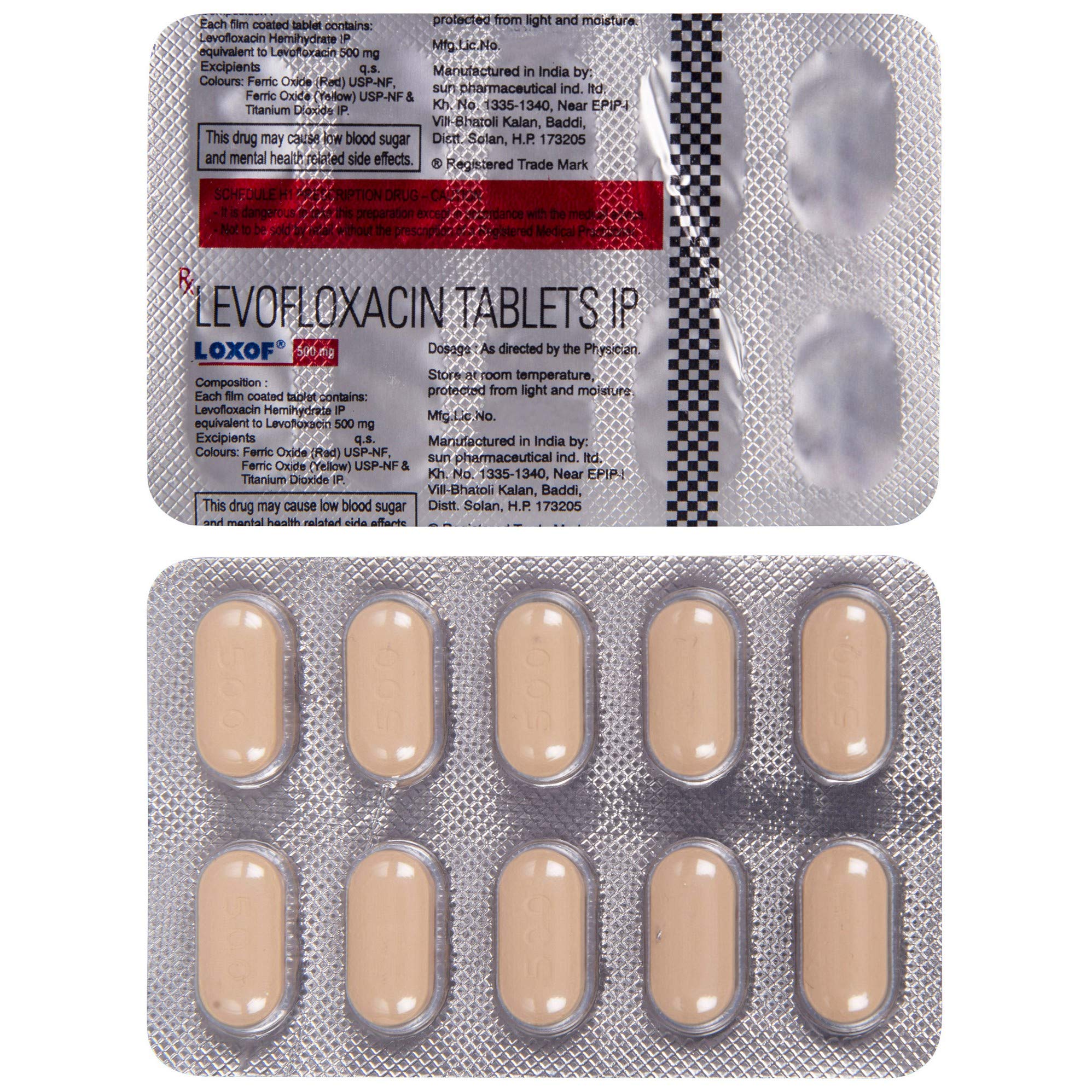 Loxof 500mg Tablet 10'S